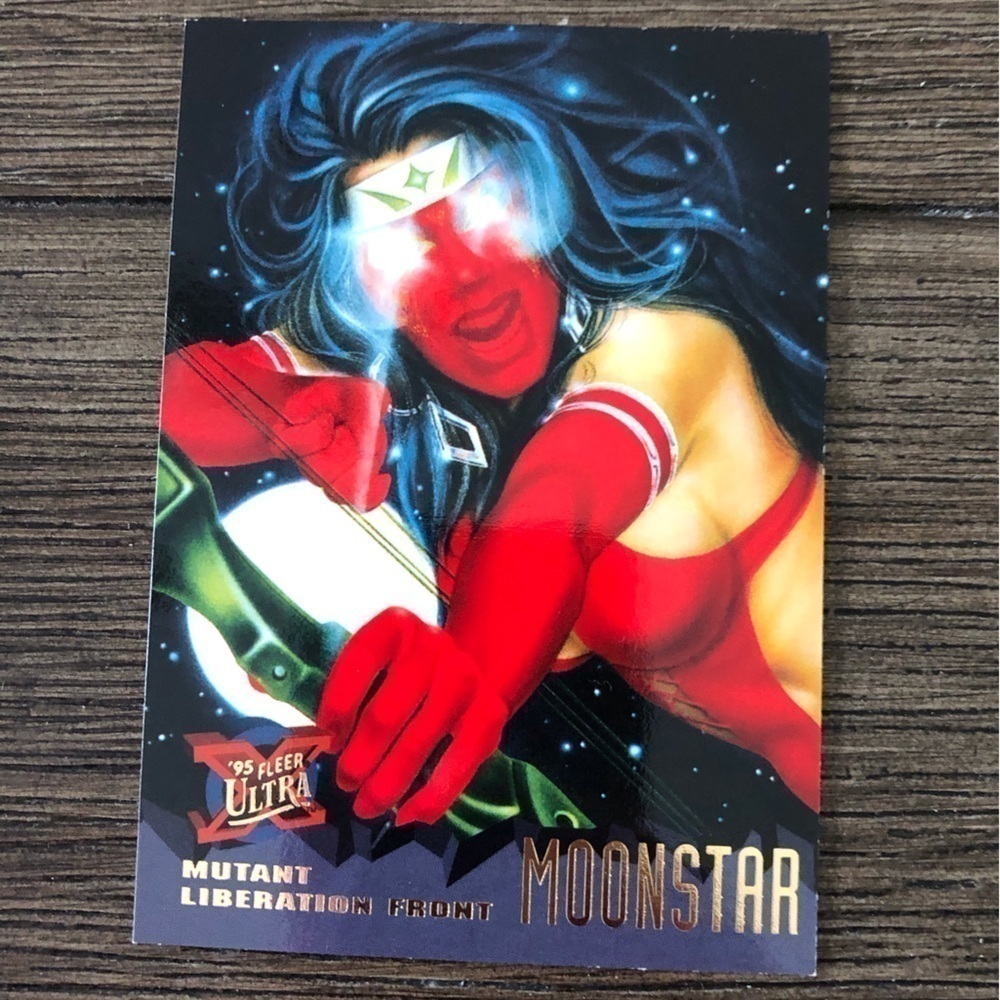X-Men ’95 Fleer Ultra trading card: Mutant Liberation Front: Moonstar #83